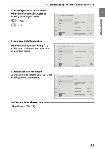 2025-2026 Toyota bZ4X Navigation Manual | Dutch
