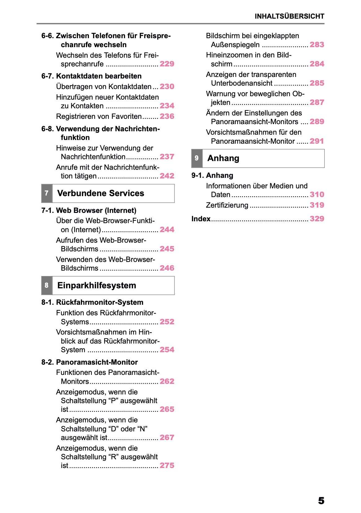 2025-2026 Toyota C-HR HEV/PHEV Navigation Manual | German