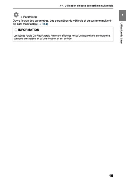 2025-2026 Toyota C-HR HEV/PHEV Navigation Manual | French