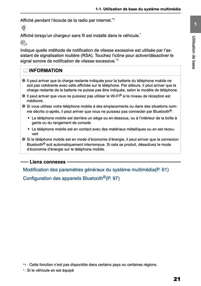 2025-2026 Toyota C-HR HEV/PHEV Navigation Manual | French