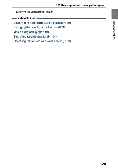 2025-2026 Toyota C-HR HEV/PHEV Navigation Manual | English