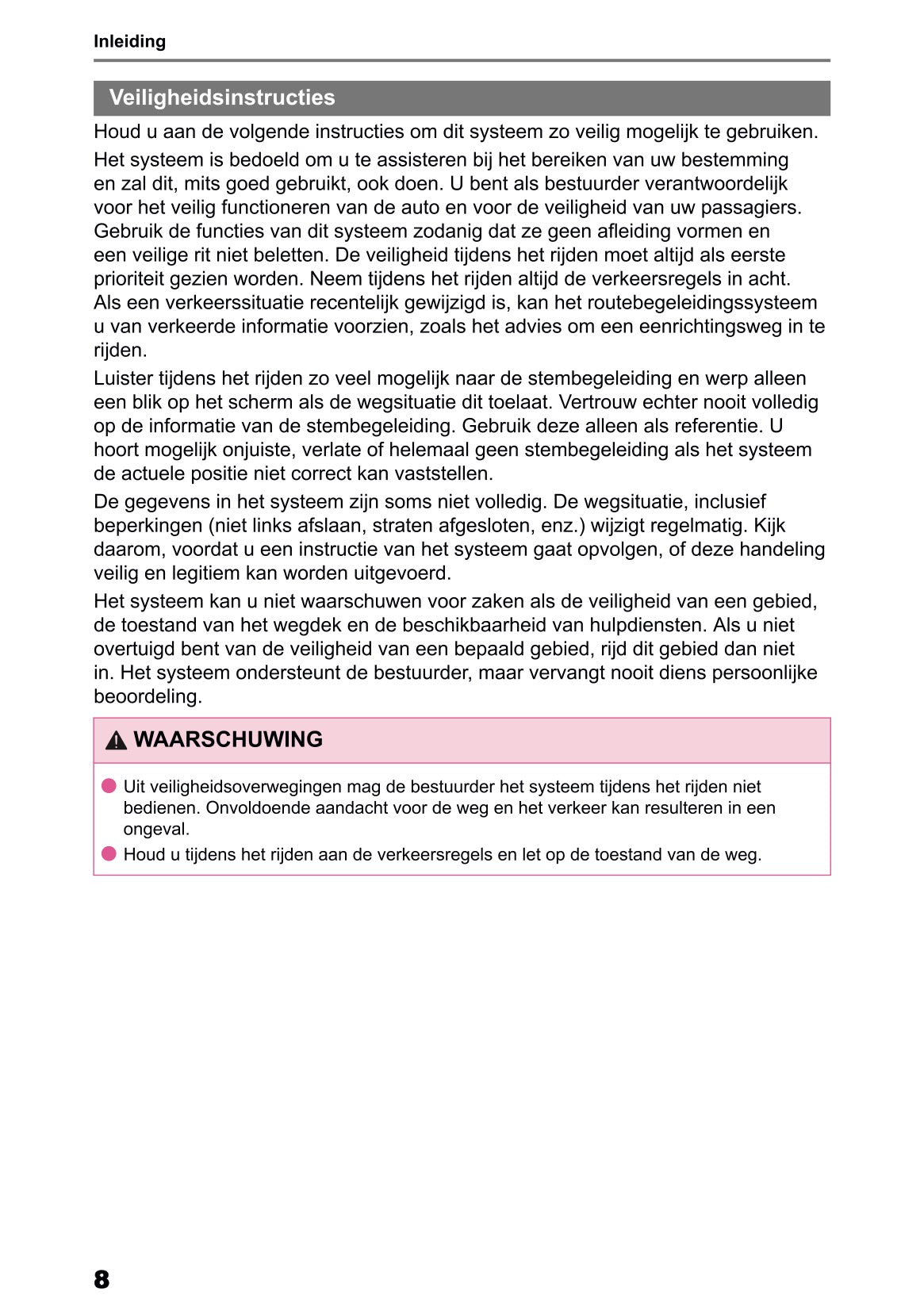 2025 Toyota Corolla Cross Hybrid Navigation Manual | Dutch