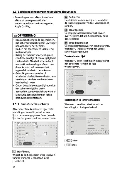 2023-2024 Toyota RAV4/RAV4 Hybrid Infotainment Manual | Dutch