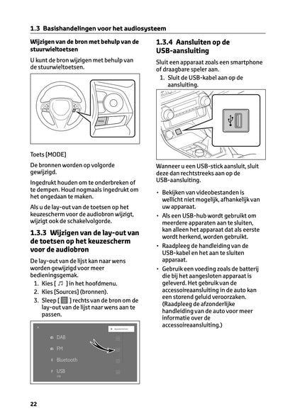 2023-2024 Toyota RAV4/RAV4 Hybrid Infotainment Manual | Dutch