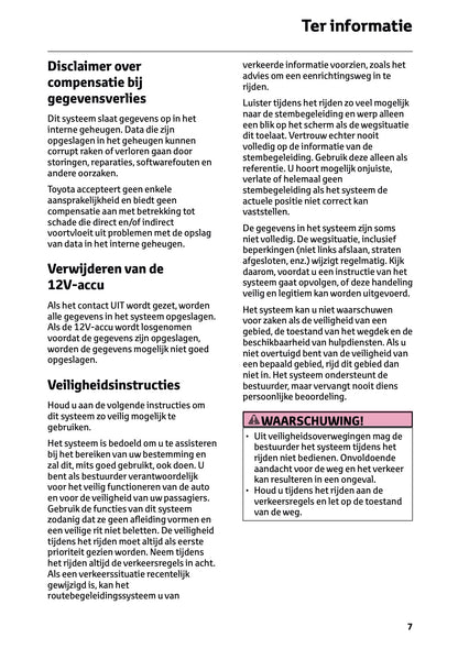 2023-2024 Toyota RAV4/RAV4 Hybrid Infotainment Manual | Dutch