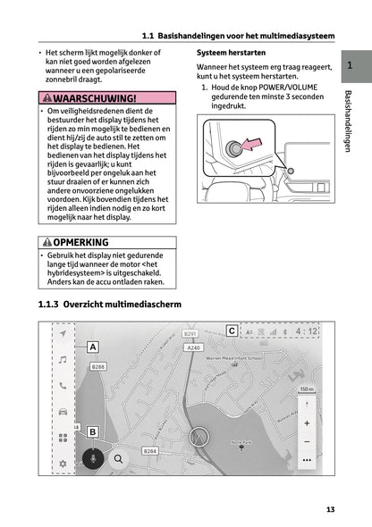 2024-2025 Toyota RAV4 Hybrid Navigation Manual | Dutch
