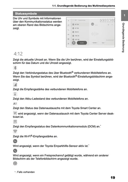 2025 Toyota Yaris Cross Hybrid Navigation Manual | German