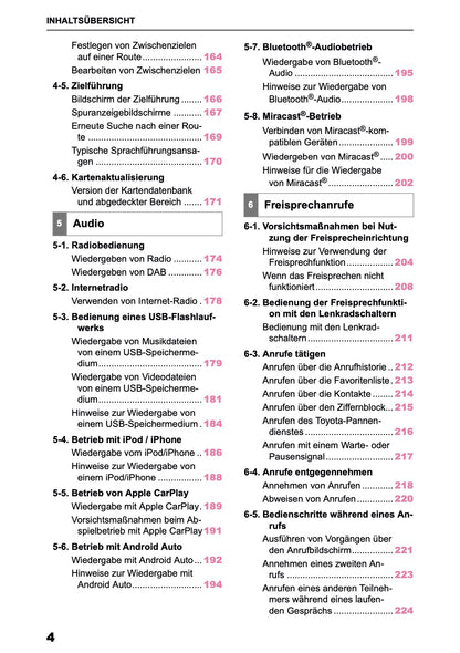 2025 Toyota Yaris Cross Hybrid Navigation Manual | German