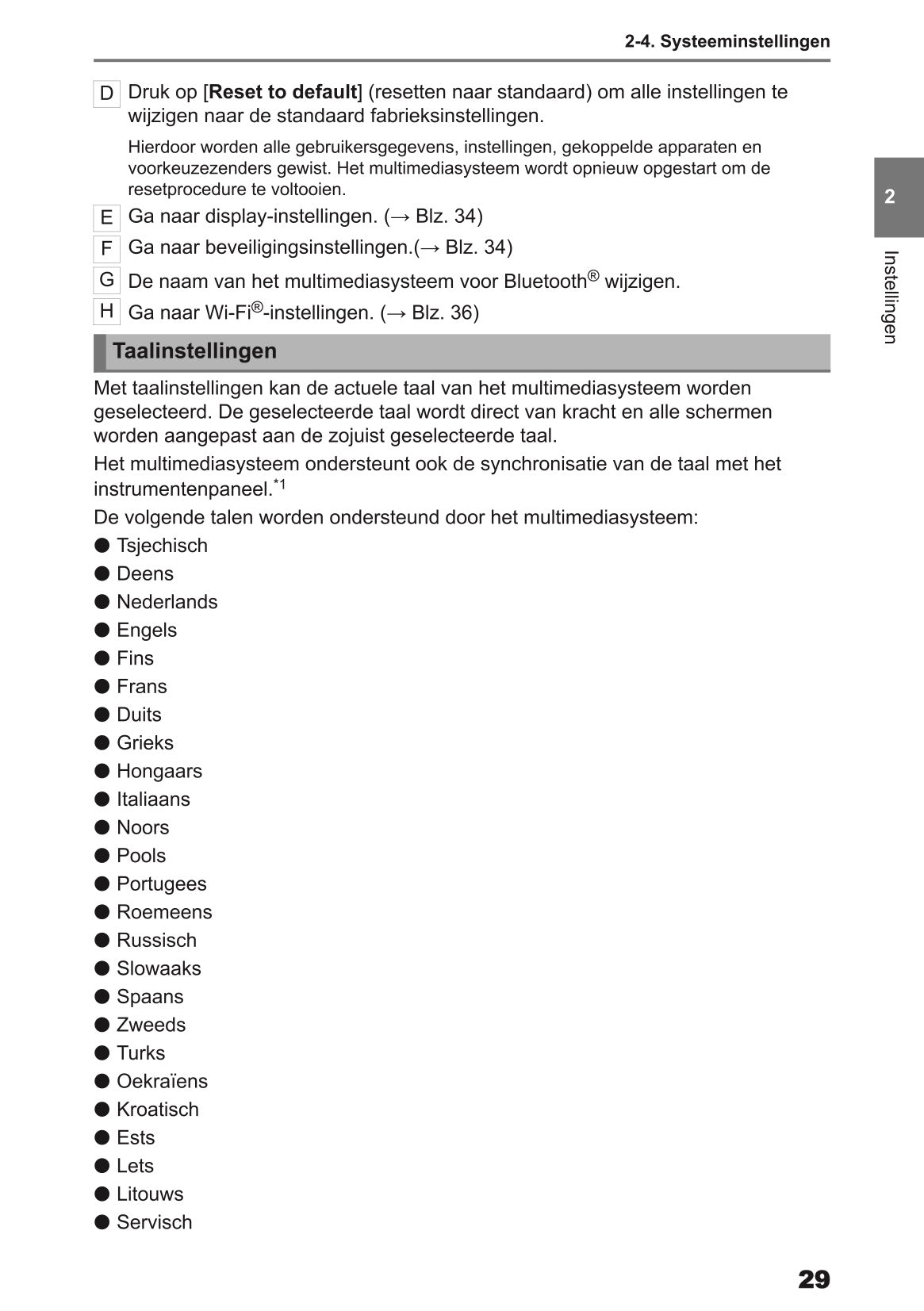 2024 Toyota Yaris Cross Hybrid Multimedia Manual | Dutch