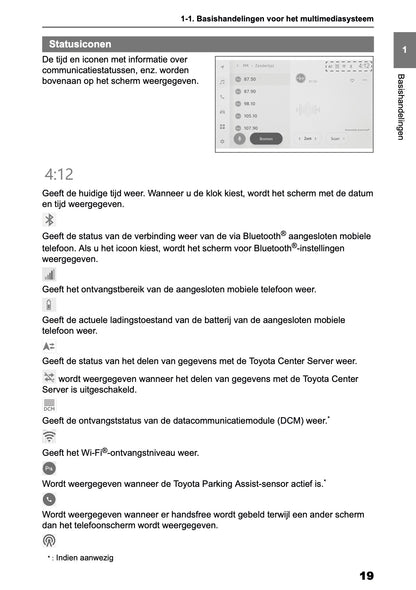 2025 Toyota Yaris Cross Hybrid Navigation Manual | Dutch