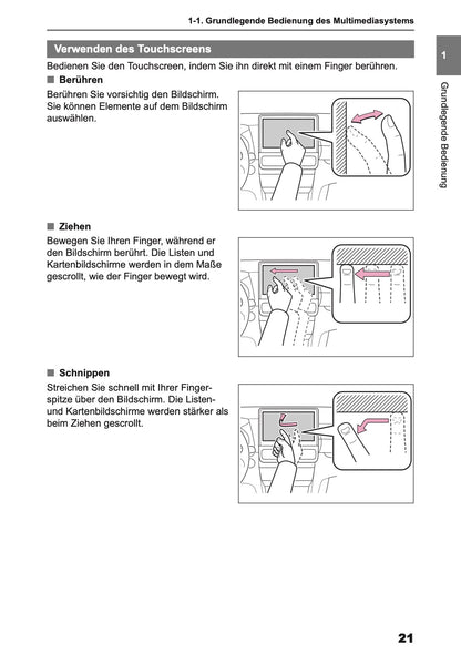 2026 Toyota Yaris Cross Hybrid Navigation Manual | German