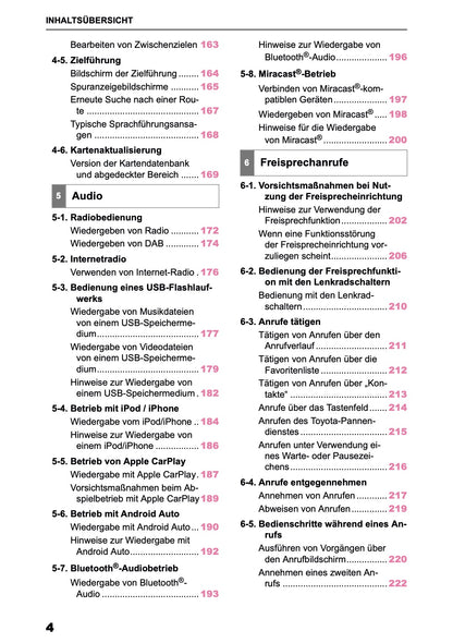 2026 Toyota Yaris Hybrid Navigation Manual | German