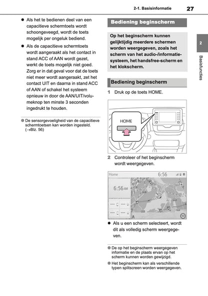 2021 Toyota Yaris Navigation Manual | Dutch