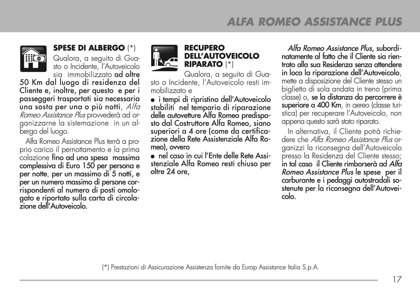 2009-2011 Alfa Romeo Maintenance Book | Italian