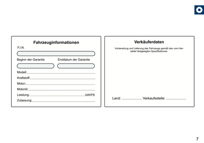 Audi Maintenance Book | German