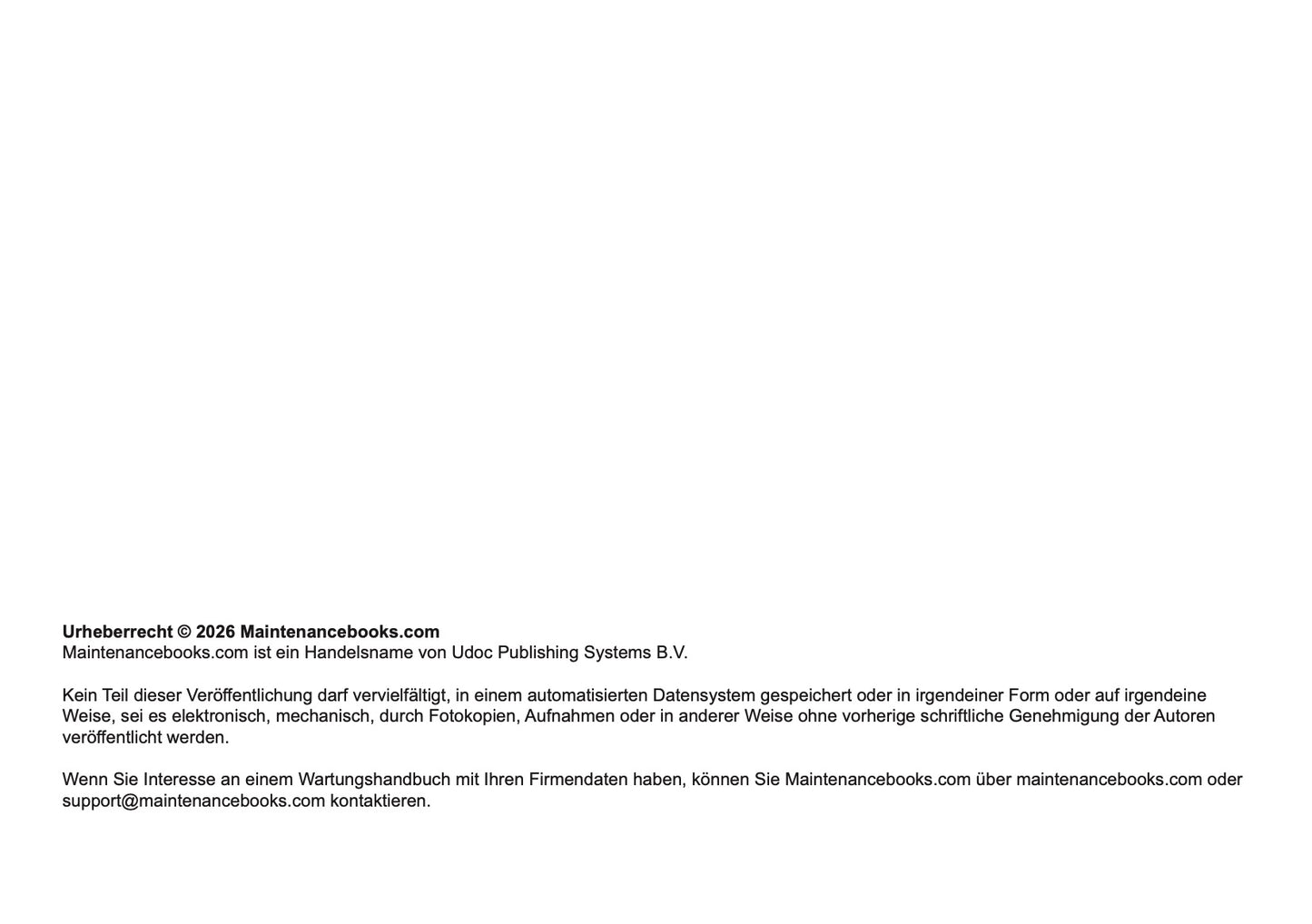 BMW Maintenance Book | German