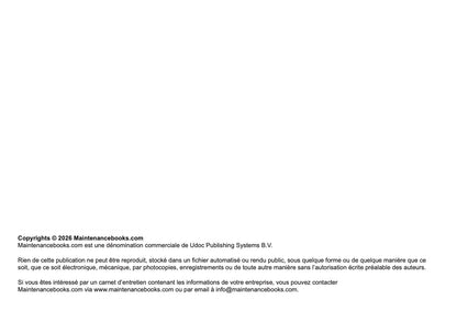BMW Maintenance Book | French