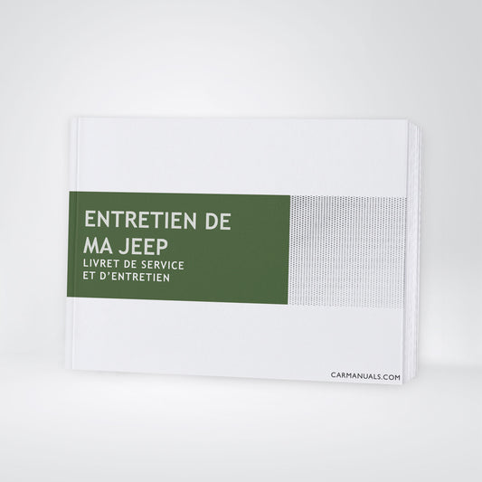 Jeep Livret d'entretien | Français