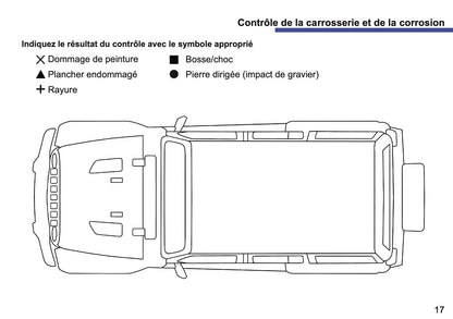 Jeep Maintenance Book | French