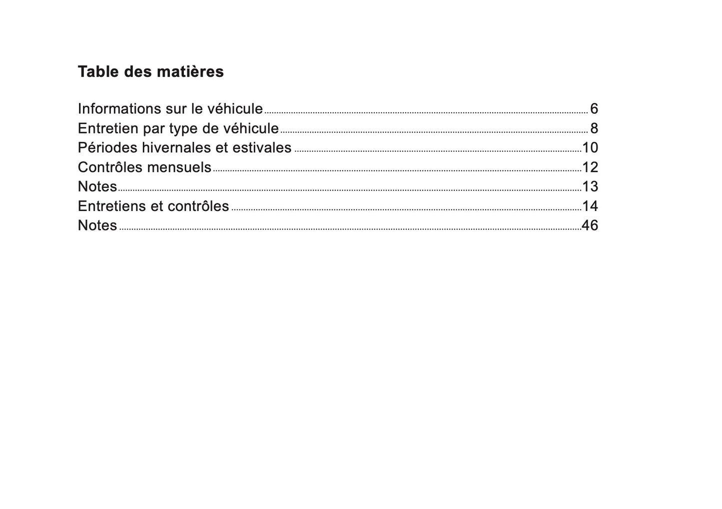 Jeep Maintenance Book | French