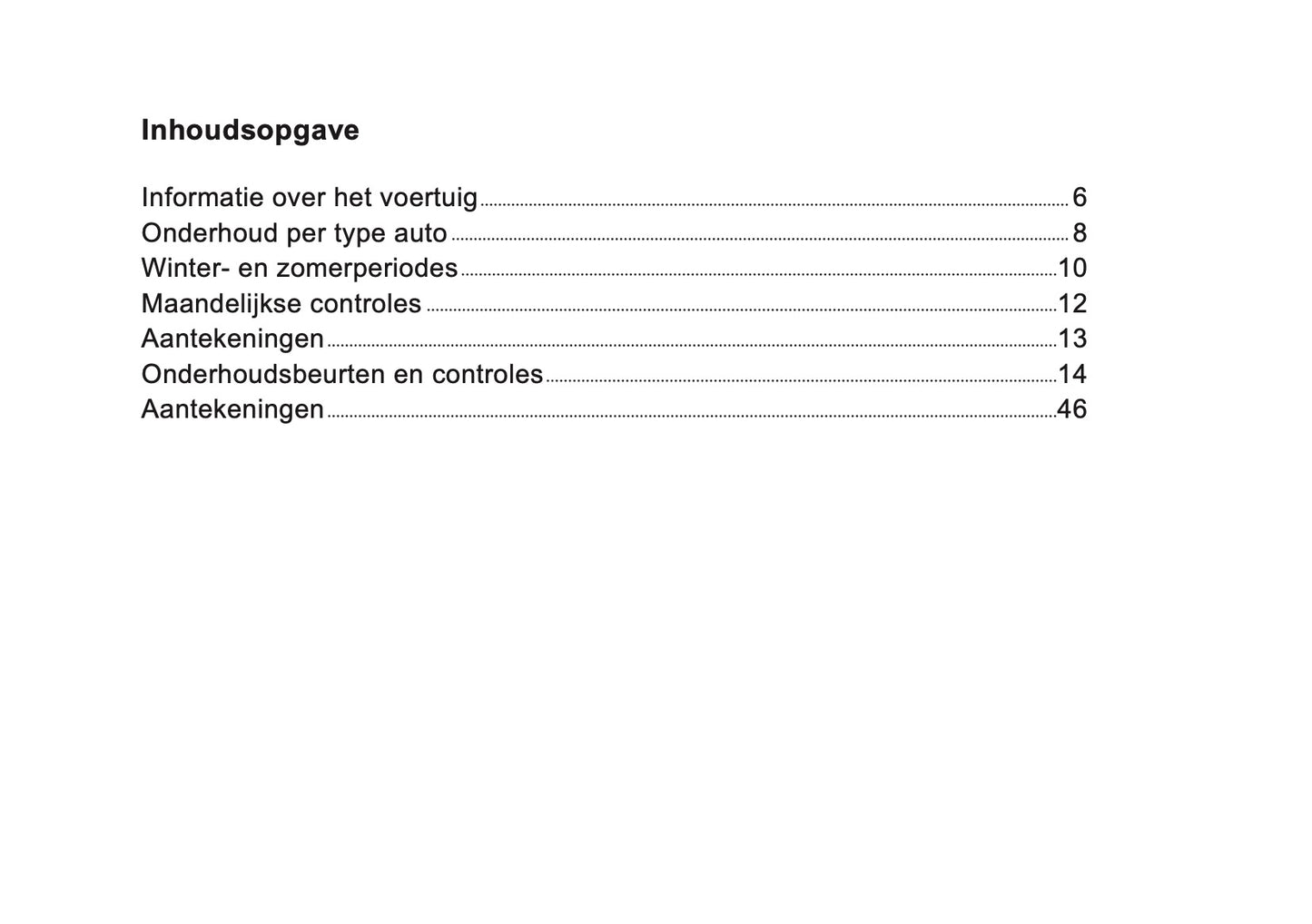 Jeep Maintenance Book | Dutch