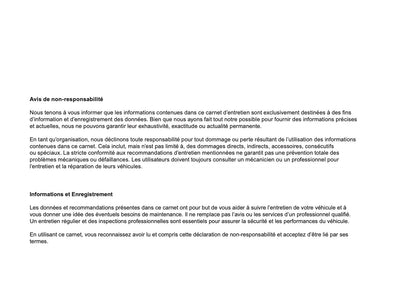 Lexus Maintenance Book | French