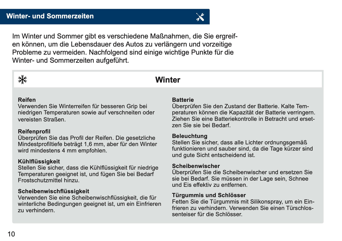 Land Rover Maintenance Book | German