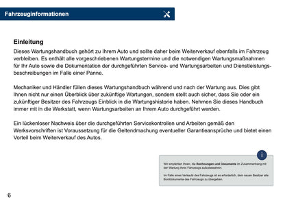 Land Rover Maintenance Book | German