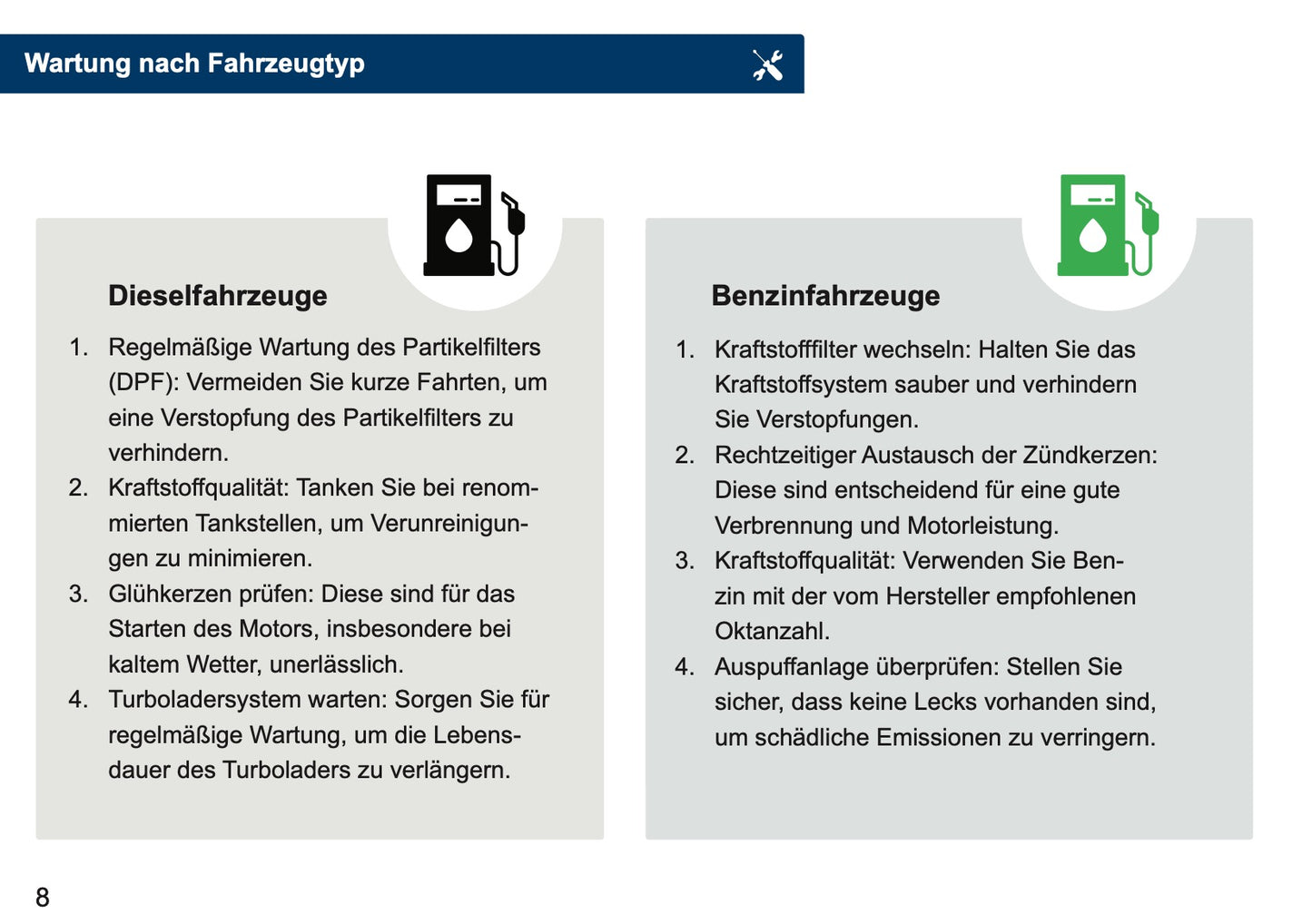 Land Rover Maintenance Book | German
