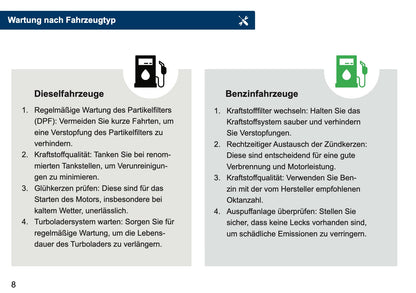 Land Rover Maintenance Book | German