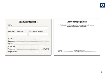 Land Rover Maintenance Book | Dutch