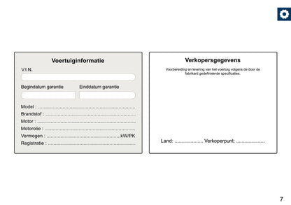 Mercedes-Benz Maintenance Book | Dutch