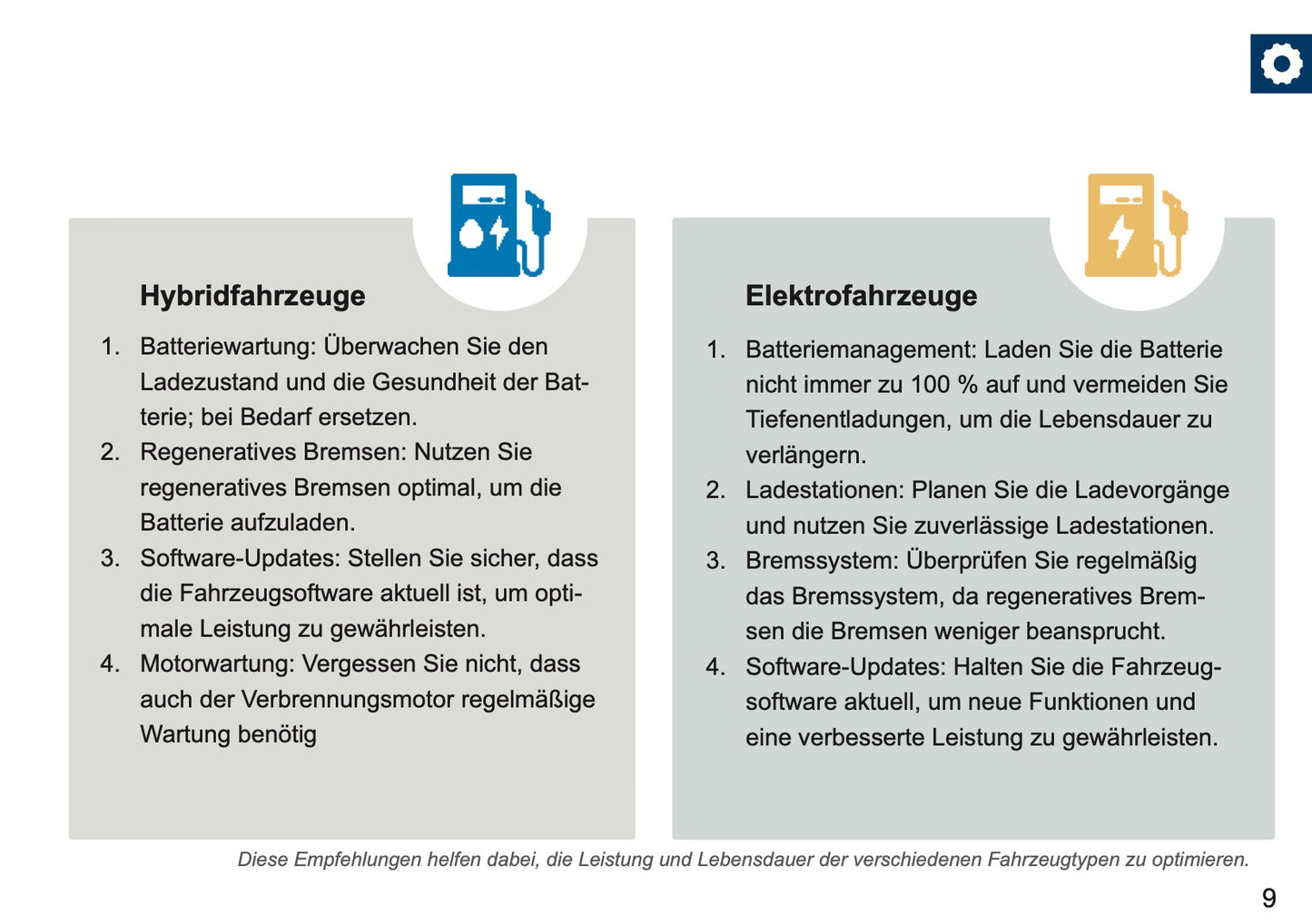 Mini Maintenance Book | German
