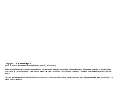 Mini Maintenance Book | Dutch