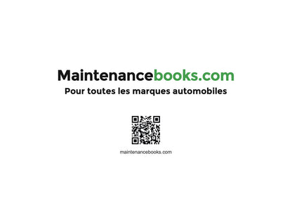 Mazda Maintenance Book | French