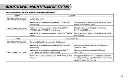 2016 Nissan GT-R Service & Maintenance Guide | English