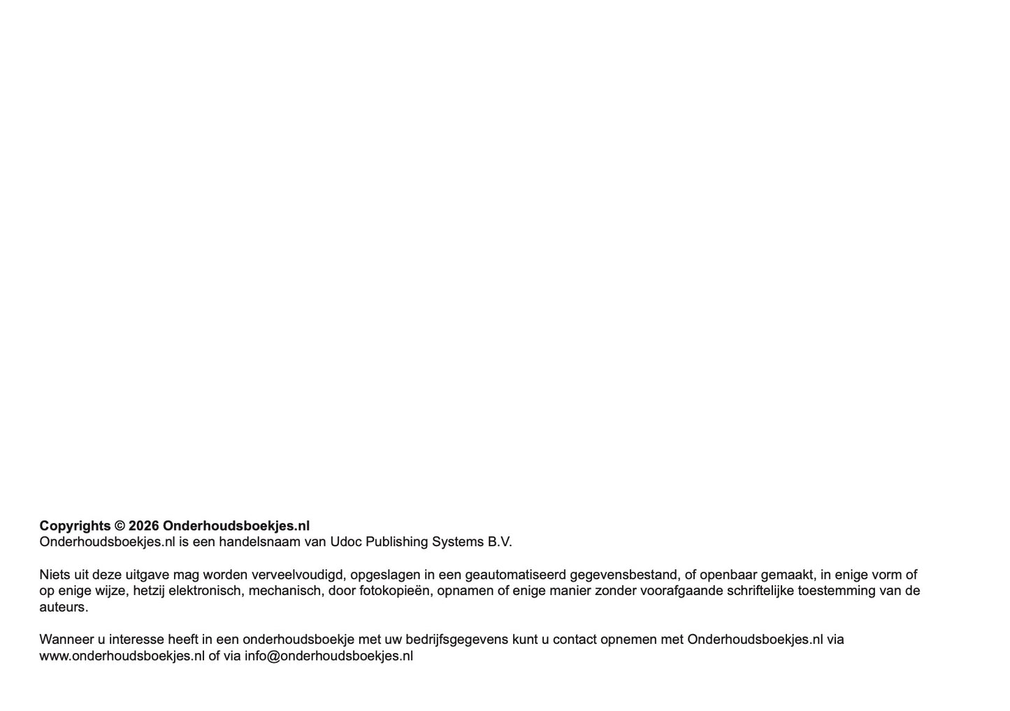Nissan Maintenance Book | Dutch