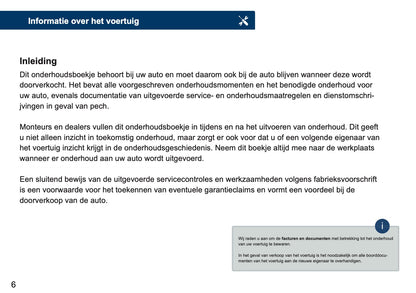 Nissan Maintenance Book | Dutch