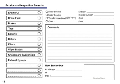 Peugeot Maintenance Book | English