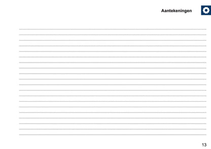 Renault Maintenance Book | Dutch