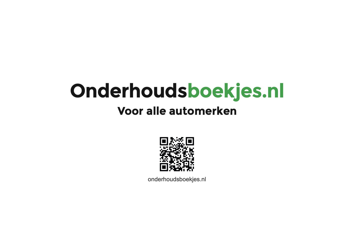 Volkswagen Maintenance Book | Dutch