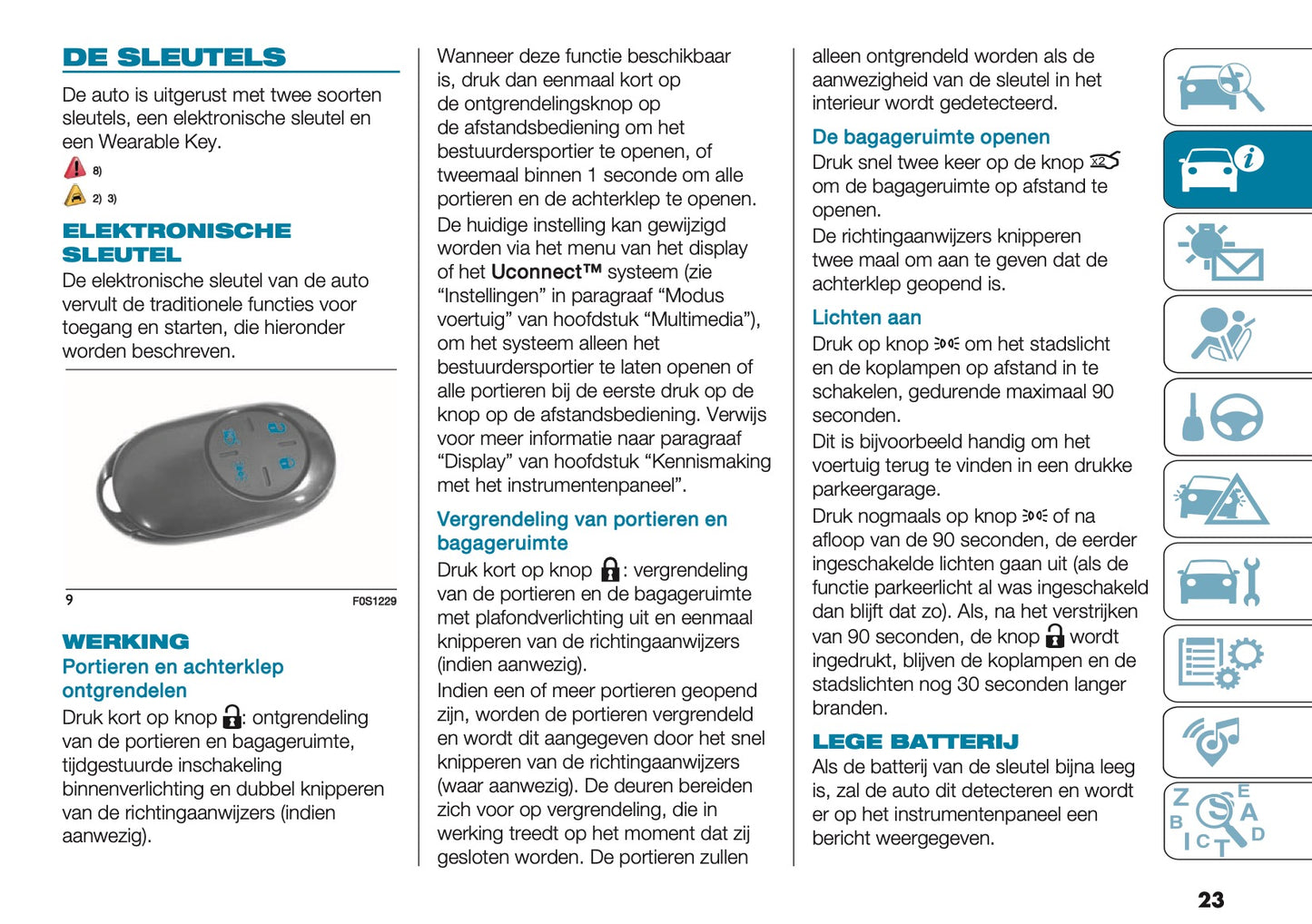 2024-2025 Abarth 500e Owner's Manual | Dutch