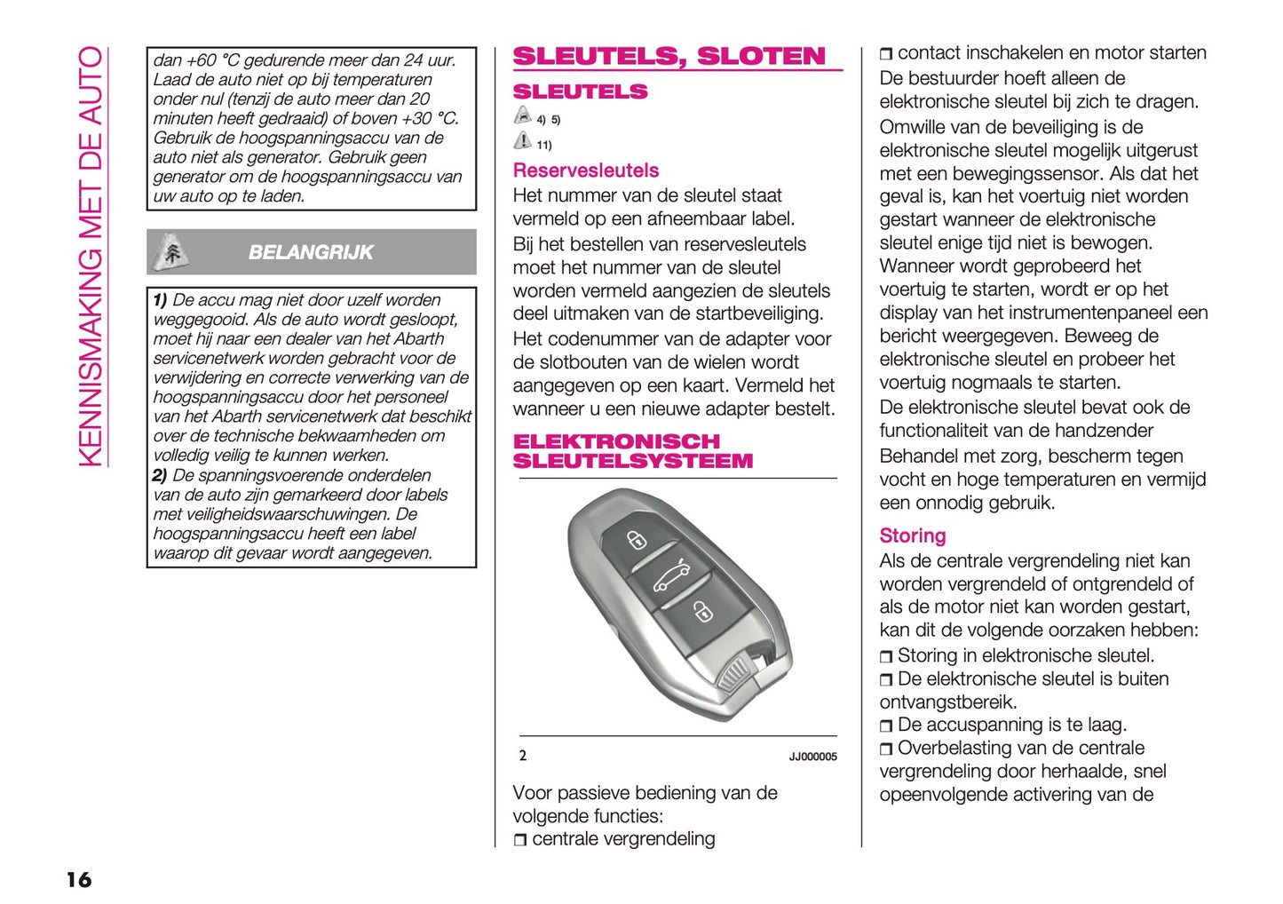 2024-2025 Abarth 600e Owner's Manual | Dutch