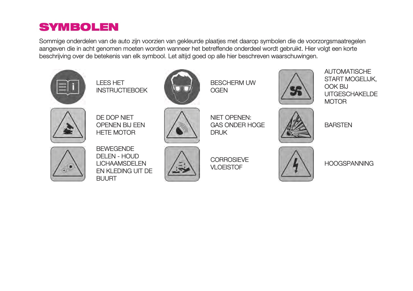 2024-2025 Abarth 600e Owner's Manual | Dutch