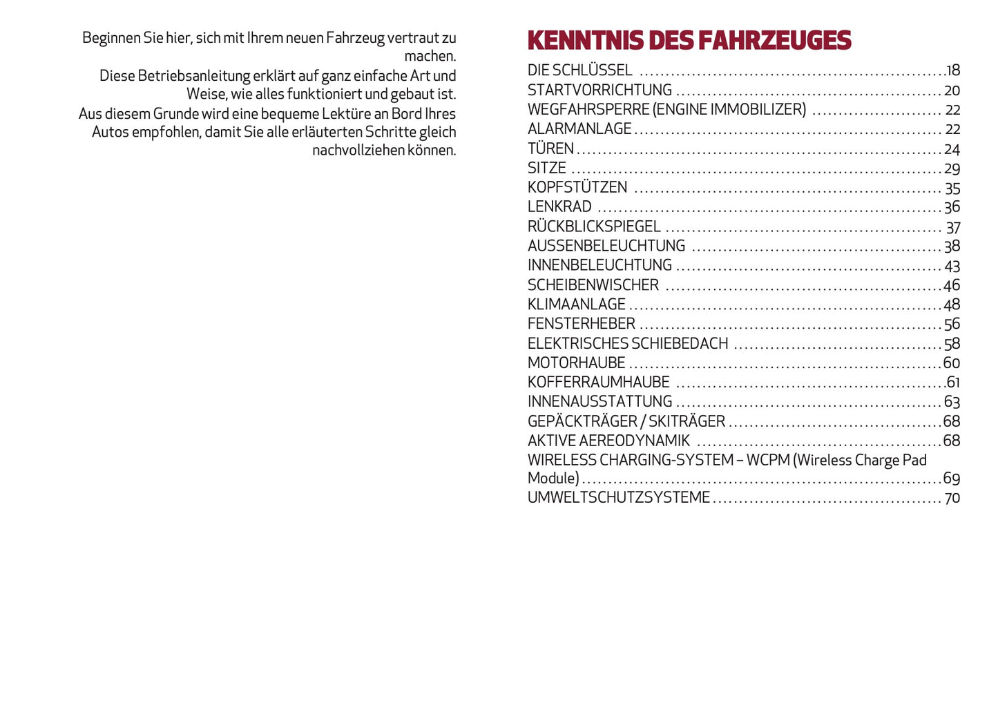 2020-2021 Alfa Romeo Giulia Owner's Manual | German