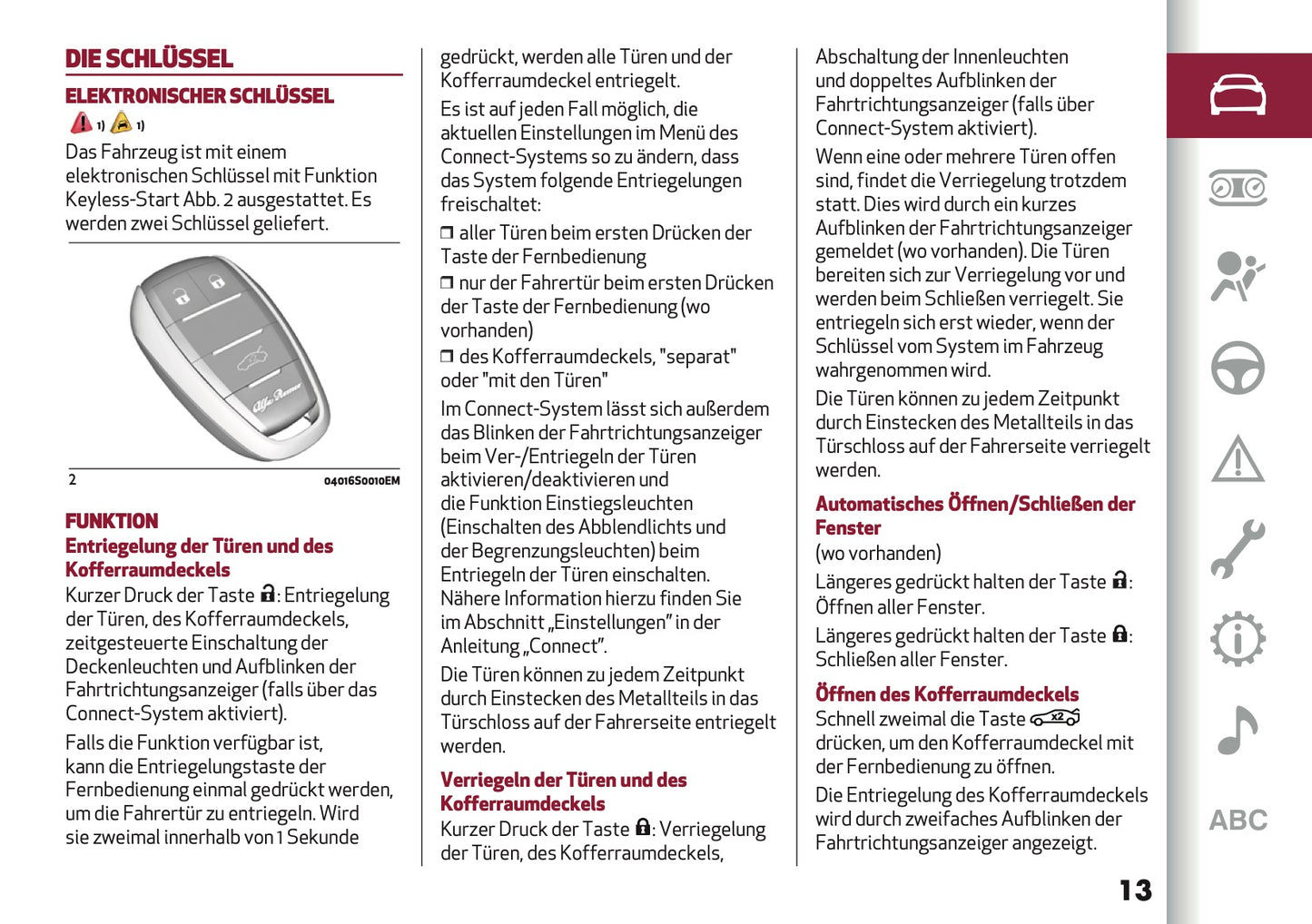 2022-2023 Alfa Romeo Giulia Owner's Manual | German