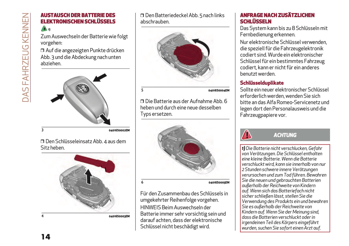 2022-2023 Alfa Romeo Giulia Owner's Manual | German