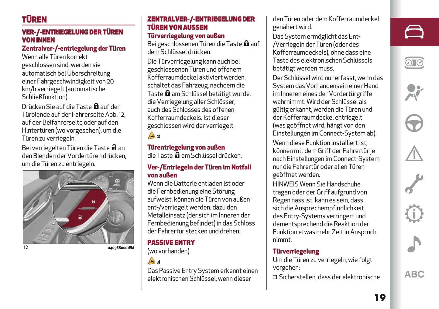 2022-2023 Alfa Romeo Giulia Owner's Manual | German