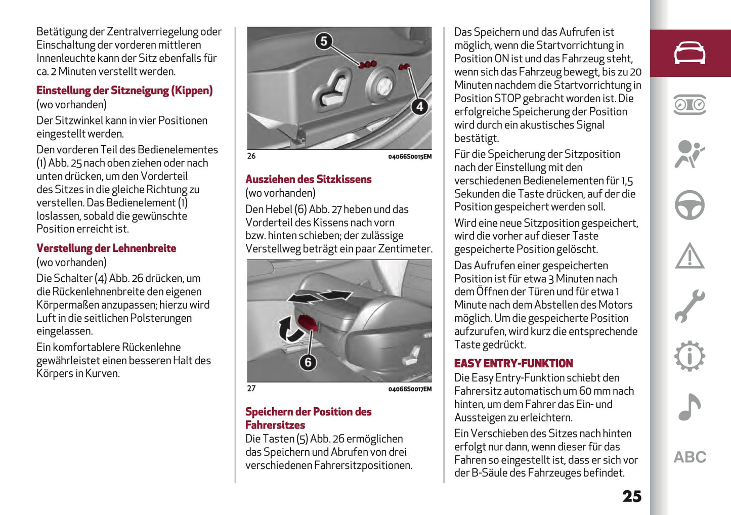 2022-2023 Alfa Romeo Giulia Owner's Manual | German