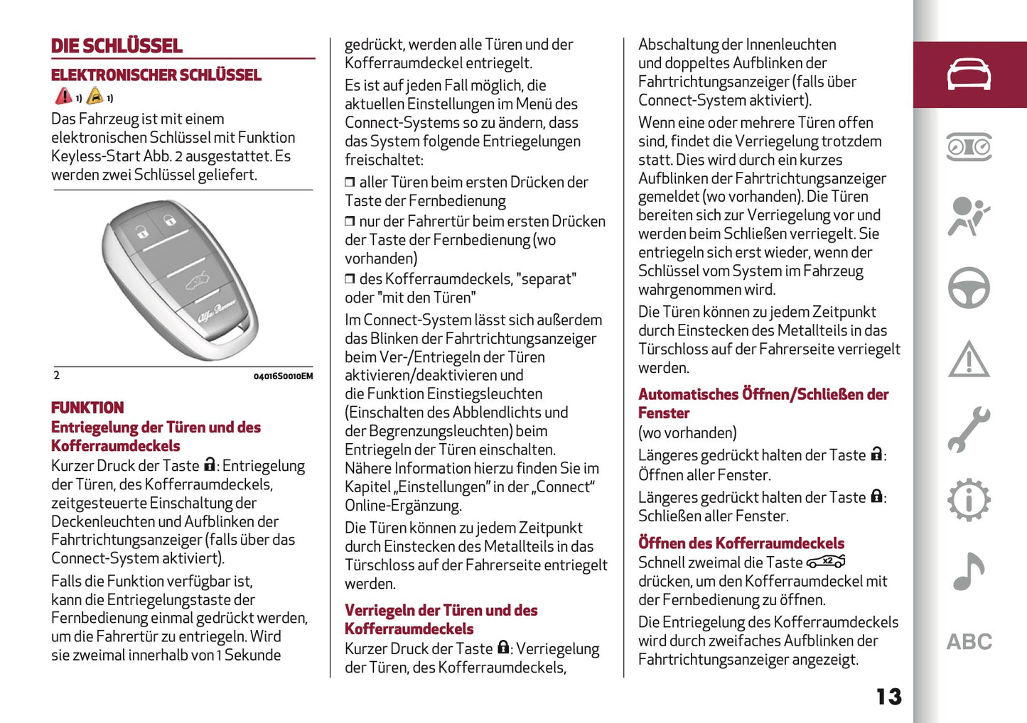 2023 Alfa Romeo Giulia Owner's Manual | German